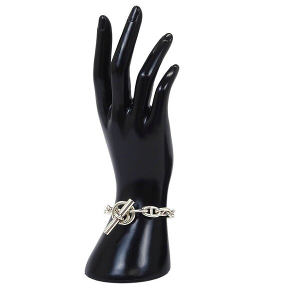 Hermes Chaine d'Ancre MM Bracelet Ag925 Silver 21G328708 196380 - Picture 2 of 5